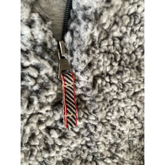 Original Weatherproof Pullover Grey and Black Sherpa Quarterzip XXL - Picture 3 of 10